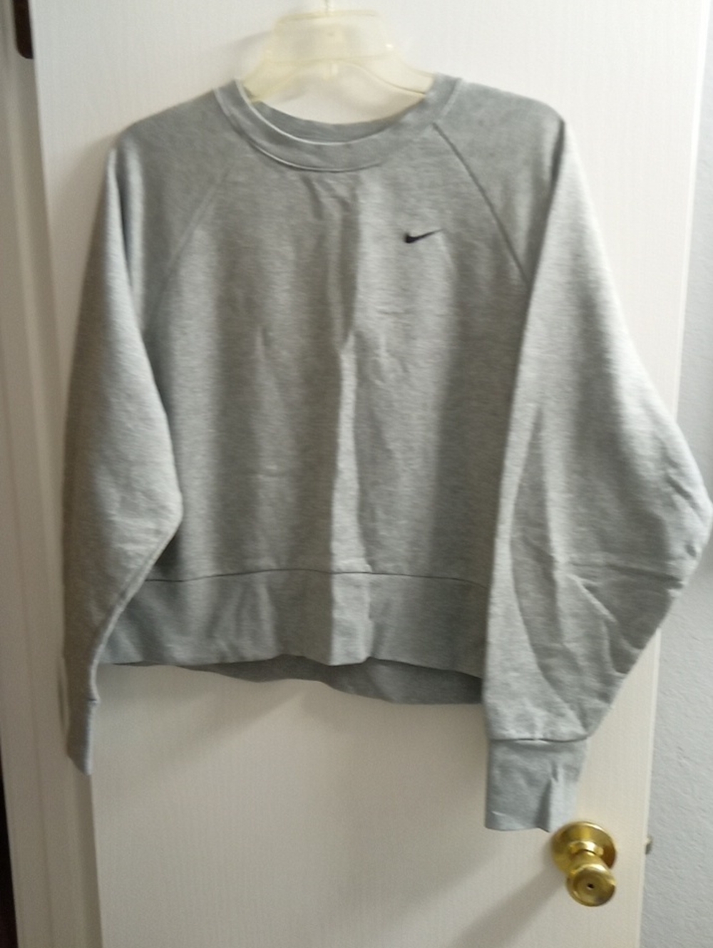 Nike Women's Heather Gray Crewneck Sweatshirt